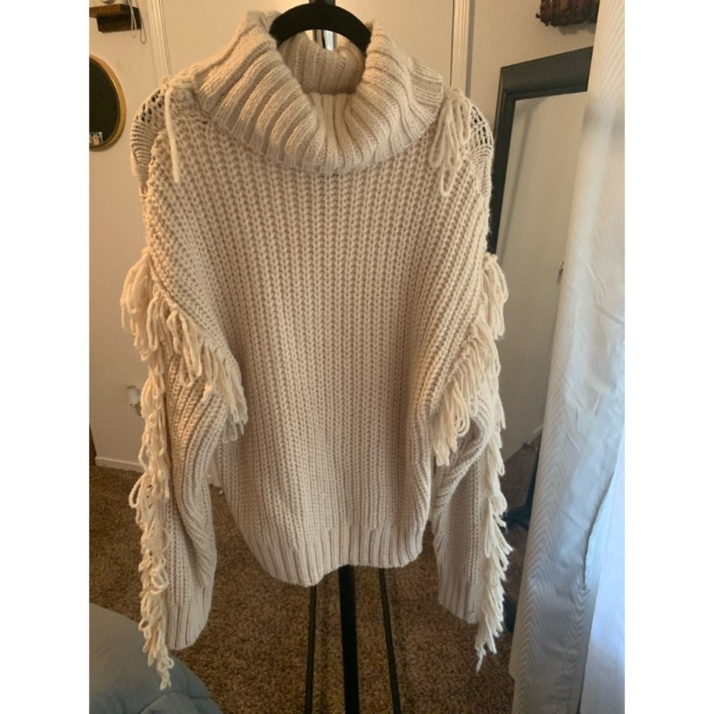Fringed Sweater